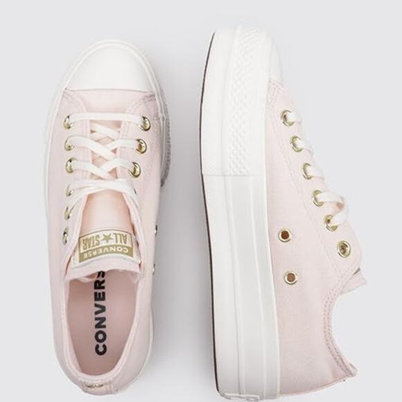 NWT Converse Women’s Chuck Taylor All Star Lift Platform Sneaker, Pale Petal, 7 - Picture 4 of 6